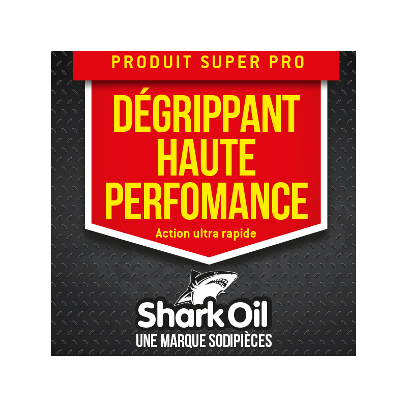 Dégrippant haute performance Shark Oil. Protège, lubrifie. Aérosol
