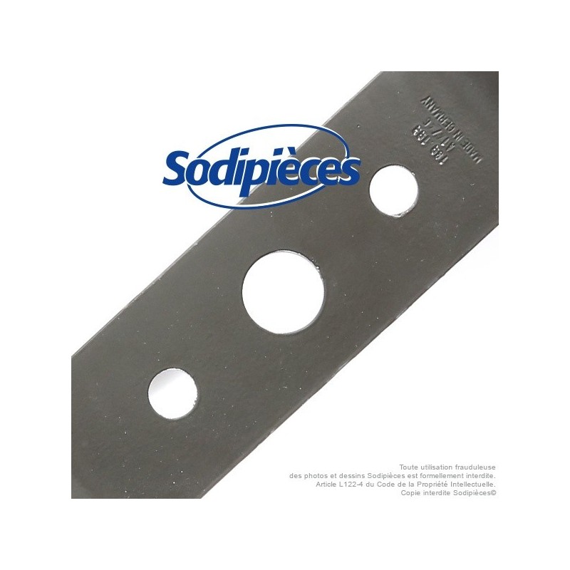 Lame pour Honda 72511VB3E410. Coupe 52,5 cm