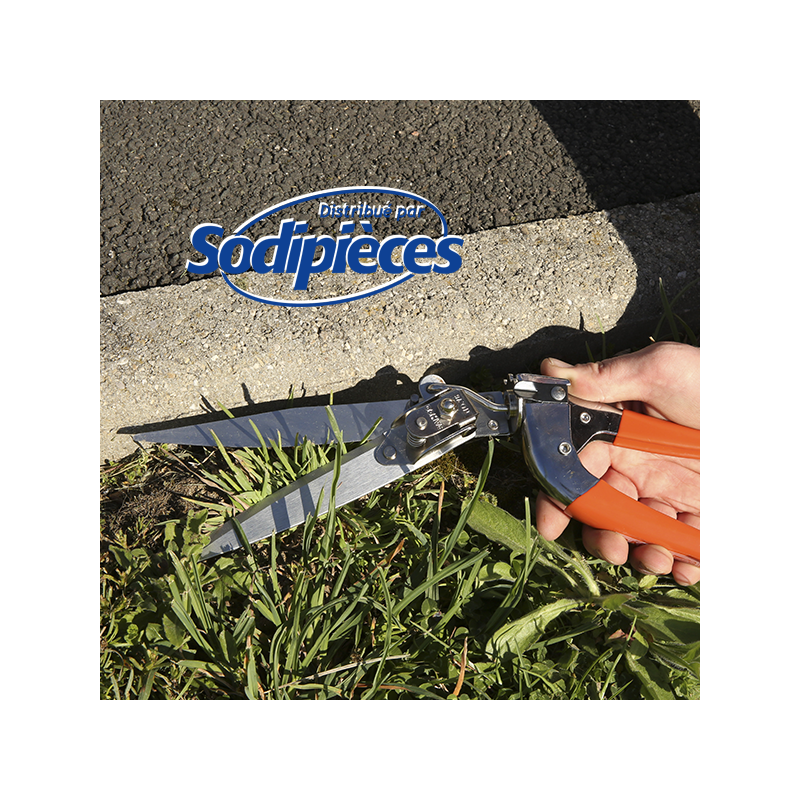 Cisaille à gazon acier trempé Bahco Pradines GS-76. Pro. Fabriquée en France