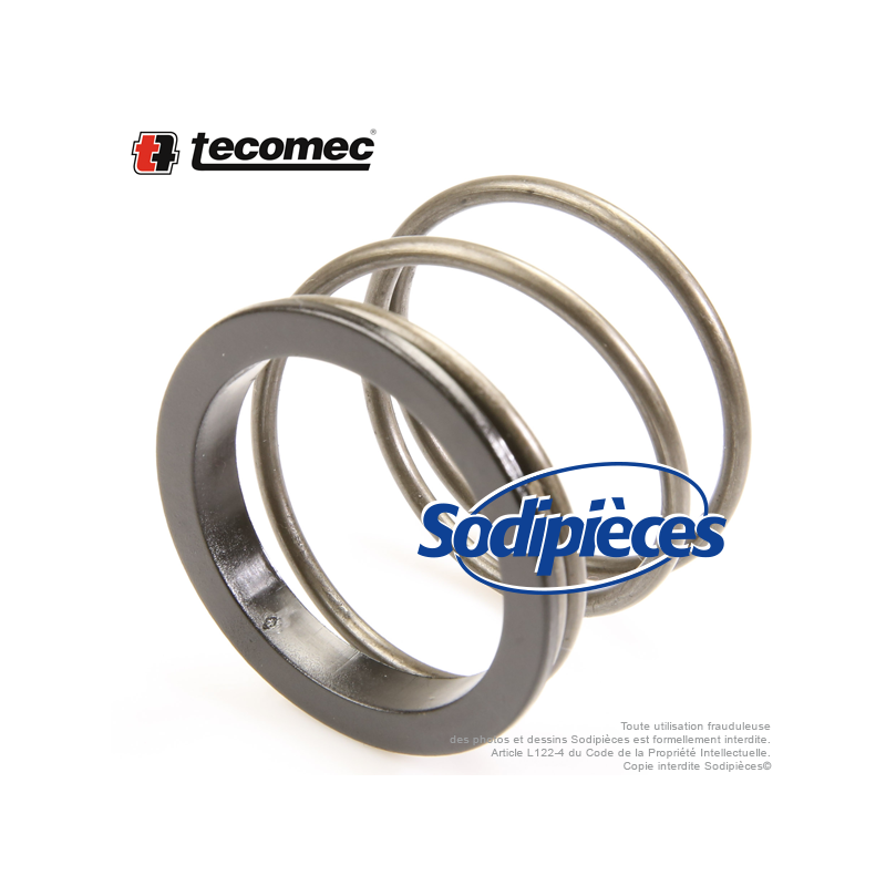 Kit tête débroussailleuse Tecomec Easy Work Ø109 mm. Bague + ressort