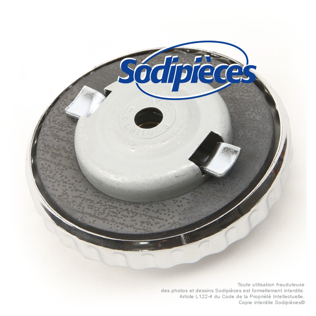 Bouchon essence baionette chrome, diesel avec aération