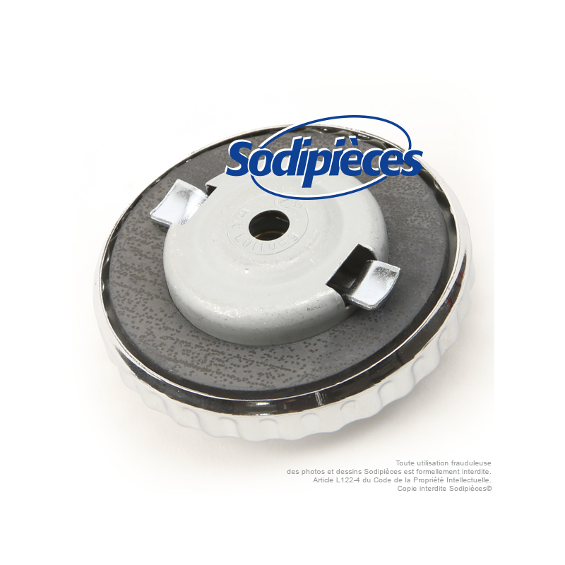 Bouchon essence baionette chrome, diesel avec aération