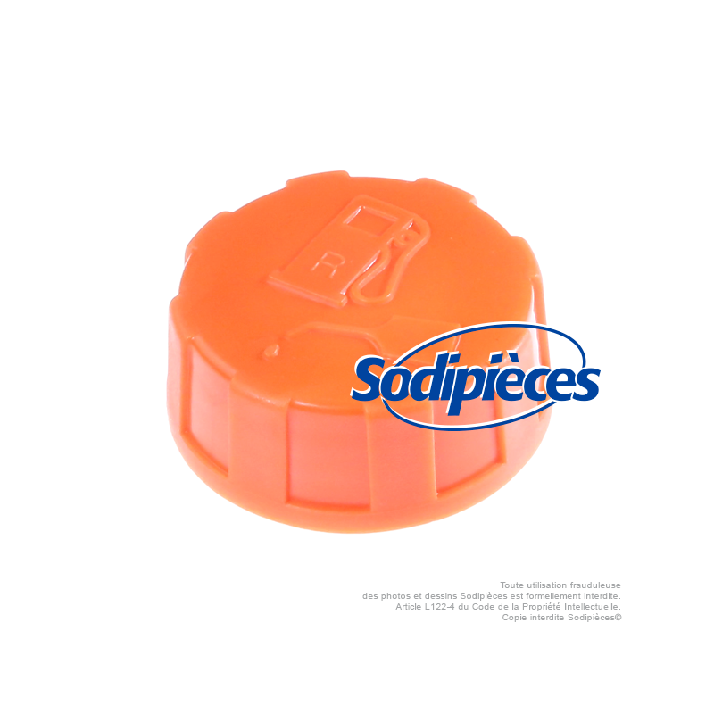 Bouchon essence pour Echo N°131-004-40930. Ø ext 42 mm