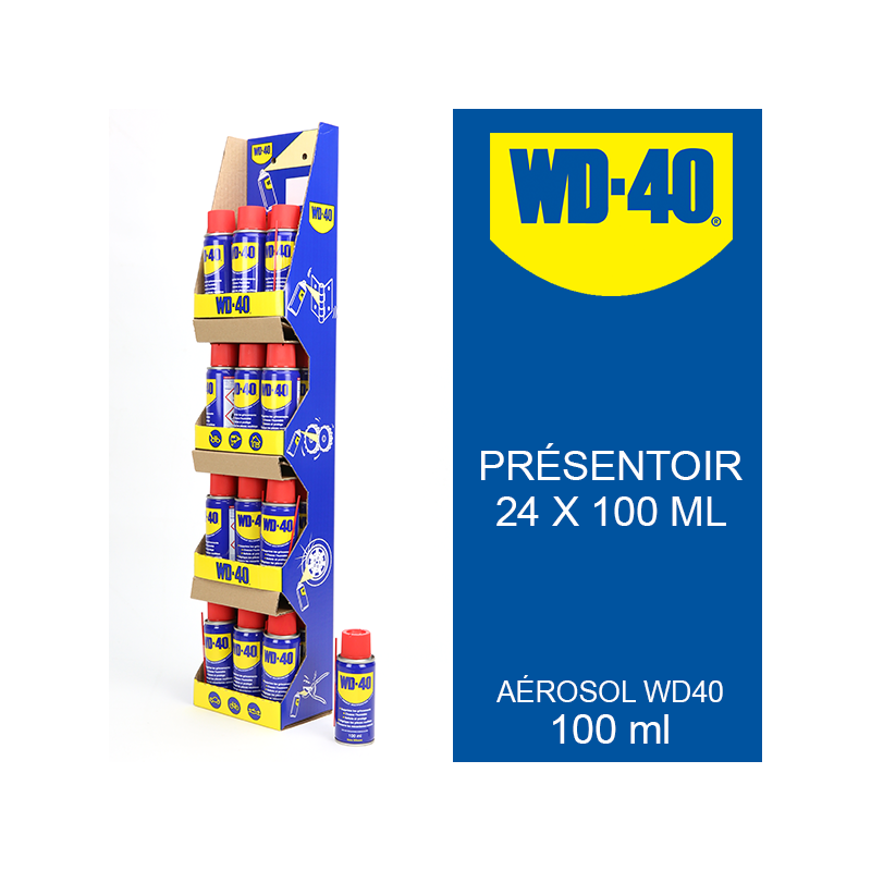 WD 40. Protège, dégrippe, lubrifie. Présentoir 24 x 400 ml