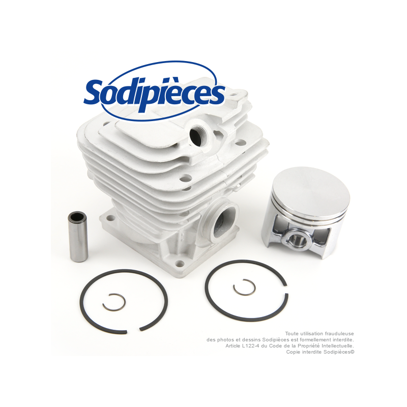 Cylindre piston pour Stihl MS461. Ø 52 mm