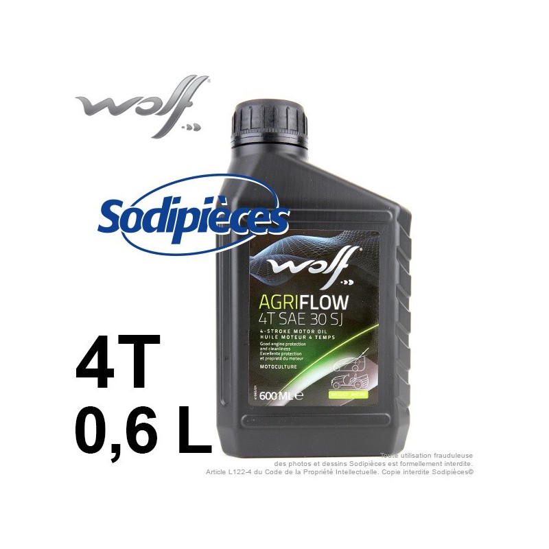 Huile moteur 4 Temps. 0,6 L. SAE30