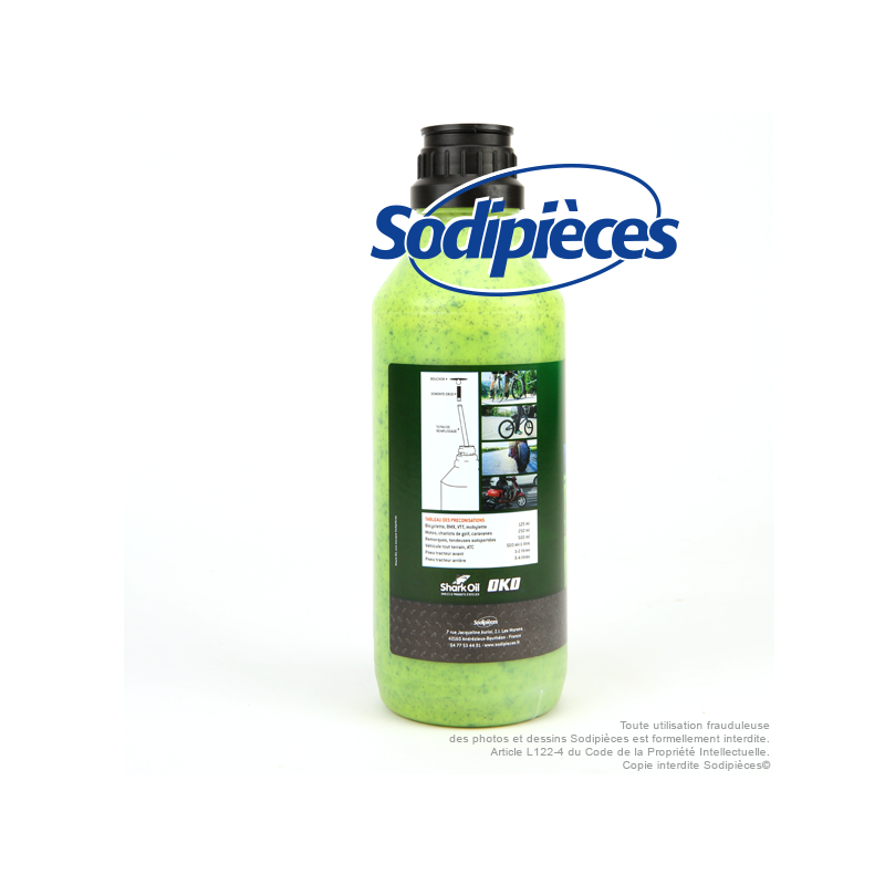 Préventif anti crevaison pour tondeuse. 500 ml