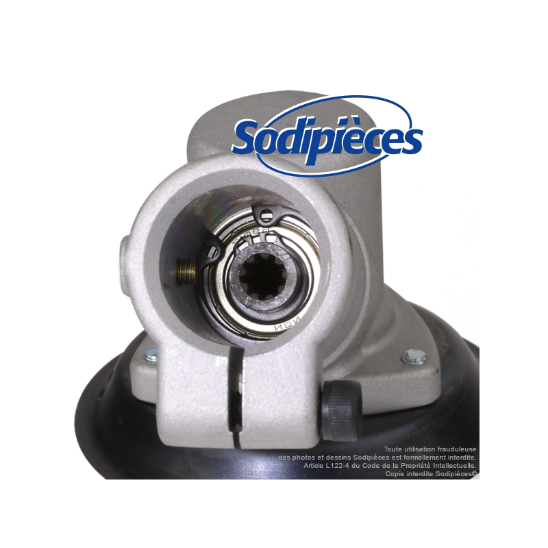 Renvoi d'angle entrainement 9 cannelures. Pour tube Ø 26 mm