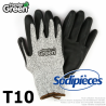 Gants anti-coupure Handergreen. Gris/noir. Taille 10 Gants anti-coupure Handergreen. Gris/noir. Taille 10