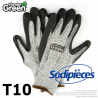 Gants anti-coupure Handergreen. Gris/noir. Taille 10 Gants anti-coupure Handergreen. Gris/noir. Taille 10