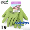 Gants crinkle Handergreen. Blanc/vert. Taille 9 Gants crinkle Handergreen. Blanc/vert. Taille 9