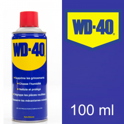 WD 40. Protège, dégrippe, nettoie, lubrifie. 100 ml