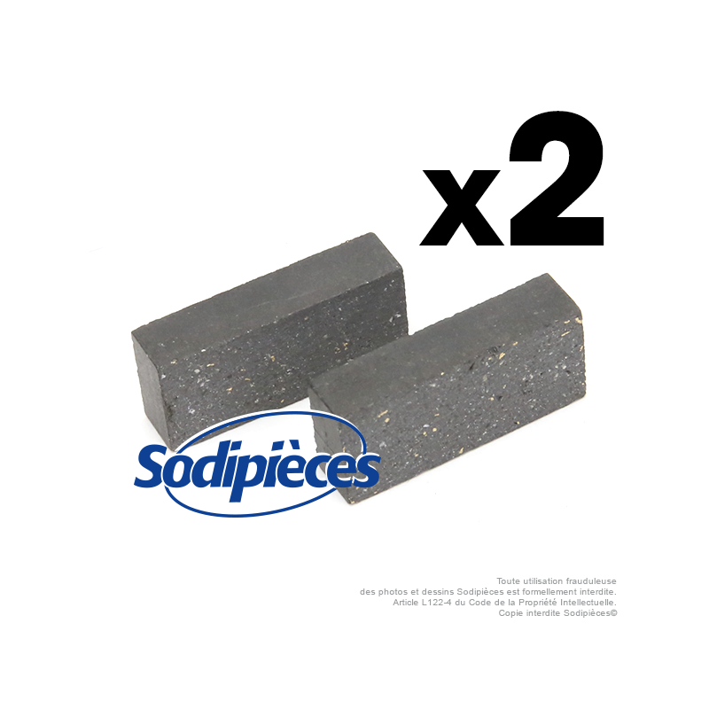 Plaquette de frein rectangulaire