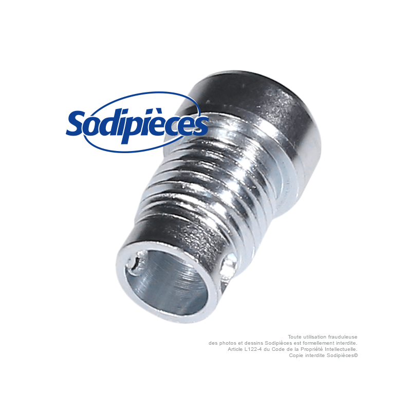 Adaptateur tête débroussailleuse M10 x 1,25 LHF pour Tecomec Easy Work Ø109, Ø130 mm