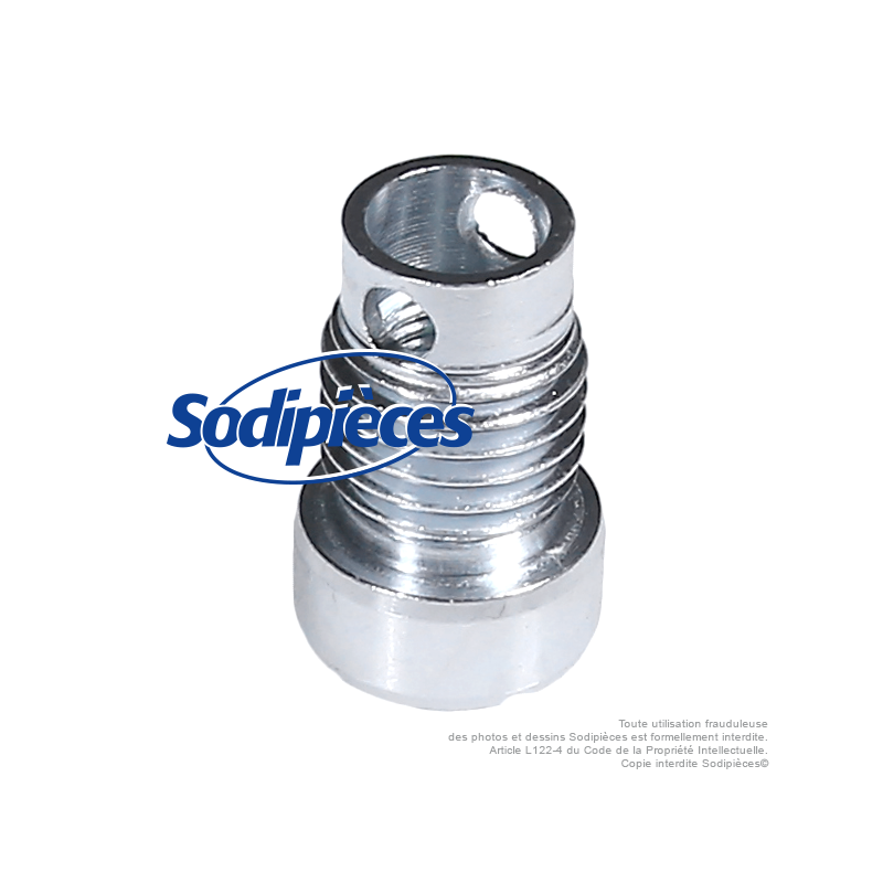 Adaptateur tête débroussailleuse M10 x 1,25 LHF pour Tecomec Easy Work Ø109, Ø130 mm