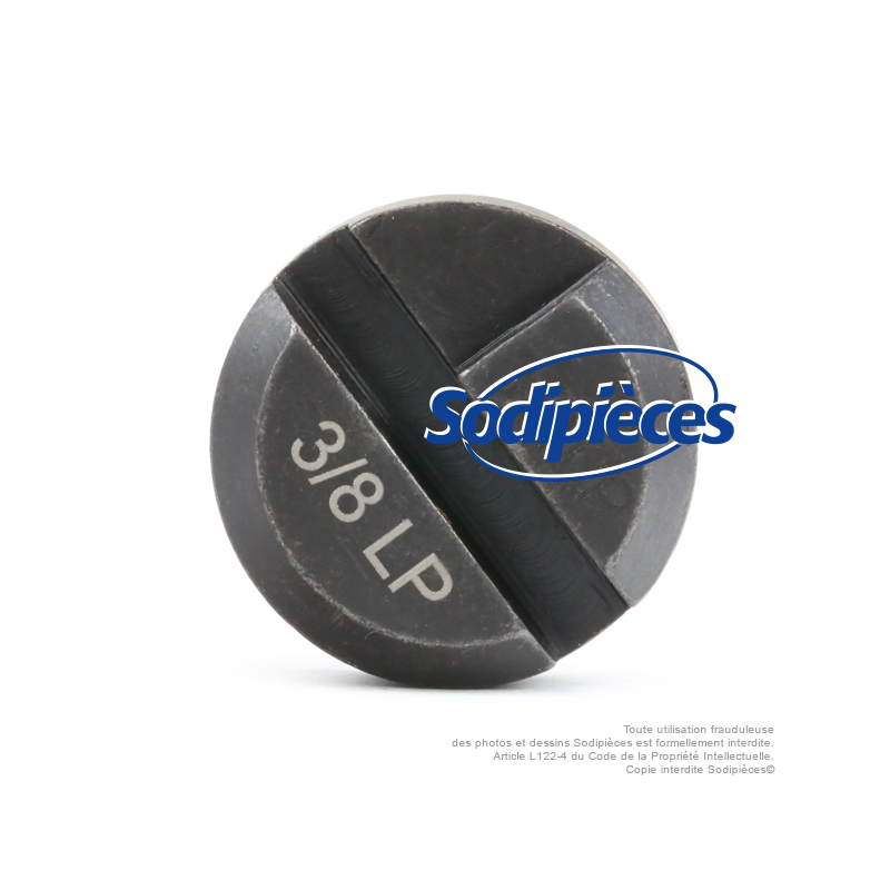 Enclume 3/8 LP pour affuteuse hydraulique Tecomec