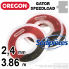Fil débroussailleuse Oregon Gator® SpeedLoad™ 2,4 x 1,6 mm