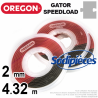 Fil débroussailleuse Oregon Gator® SpeedLoad™ 2 x 1,6 mm