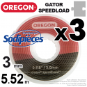 Fil débroussailleuse Oregon Gator® SpeedLoad™ 3 mm x 5,52 m