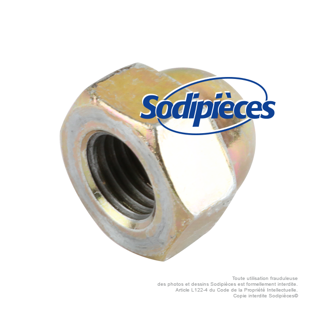 Ecrou pour renvoi d'angle 10x1,25