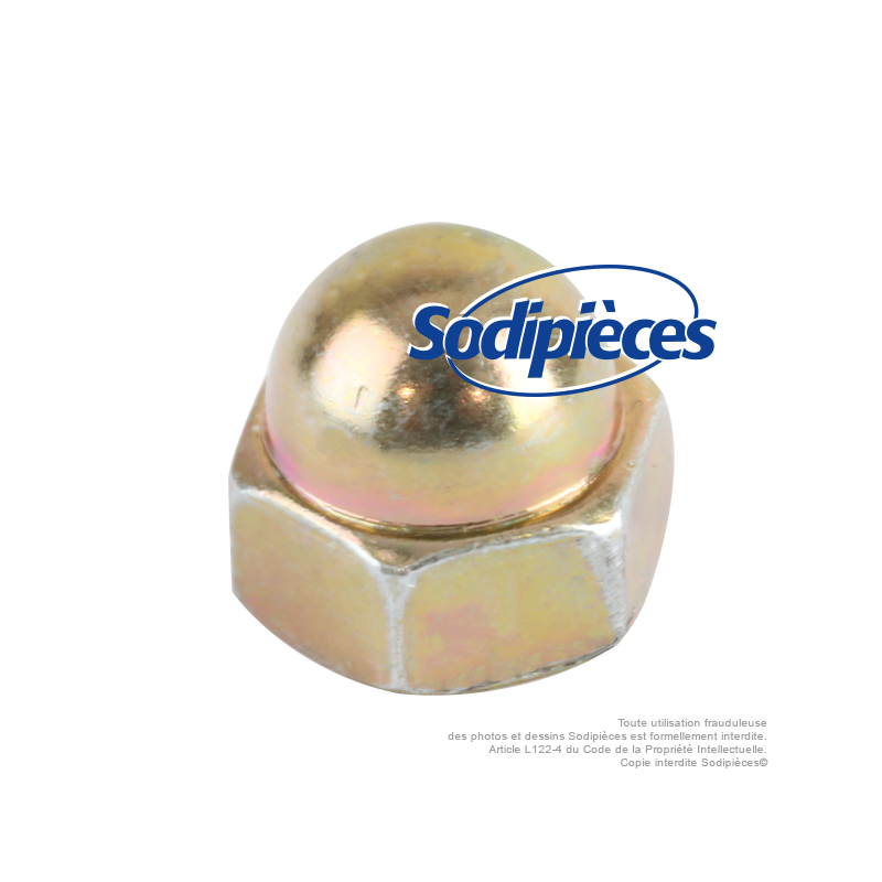 Ecrou pour renvoi d'angle 10x1,25