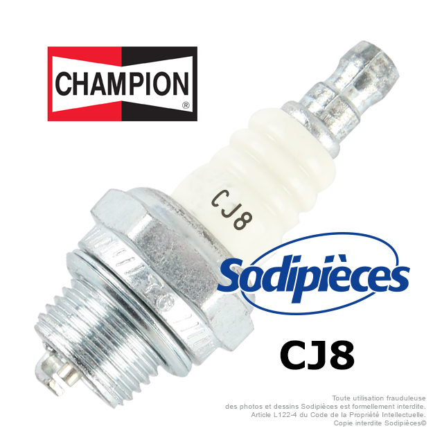 Bougie Champion CCH843S remplace CJ8/W24 par 24 Bougie Champion CCH843S remplace CJ8/W24 par 24