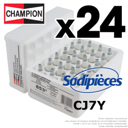 Bougie Champion CCH853S remplace CJ7Y/W24 par 24