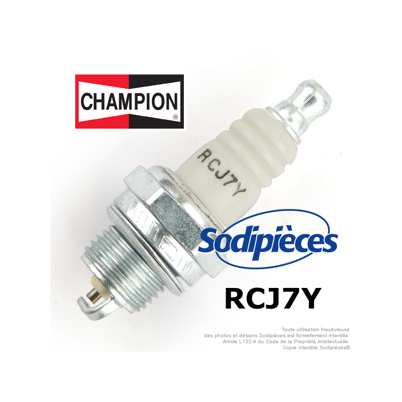 Bougie Champion CCH859 remplace RCJ7Y/T04