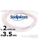 Corde de lanceur. Ø 3,5 mm x 2 m. Cordon 16 fuseaux