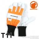 Gants forestier Kerwood Blanc. Protection main gauche taille XL / 11