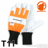 Gants forestier Kerwood Blanc. Protection main gauche taille XL / 11