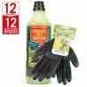 12 bouteilles préventif anti-crevaison Shark Oil-OKO + 12 paires de gants Multi-services HanderGreen OFFERTES