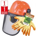 1 casque protection complet + 1 paire de gants Travaux Délicat HanderGreen OFFERTE