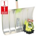 1 poussoir à neige aluminium + 1 paire de gants Confort Froid HanderGreen OFFERTE