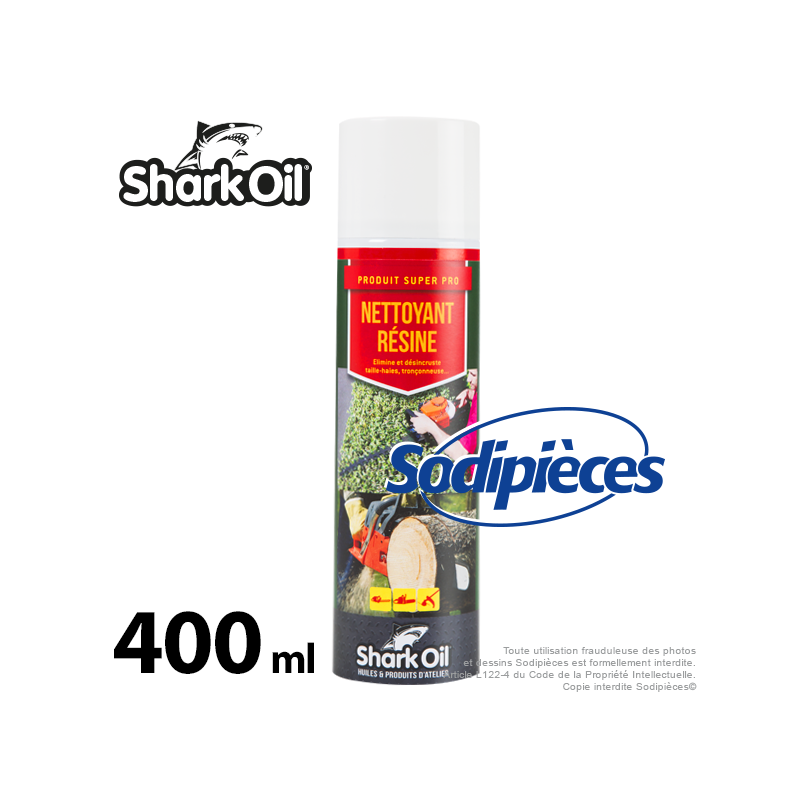 12 aérosols dissolvant résine Shark Oil + 6 paires de gants Multi-services HanderGreen OFFERTES