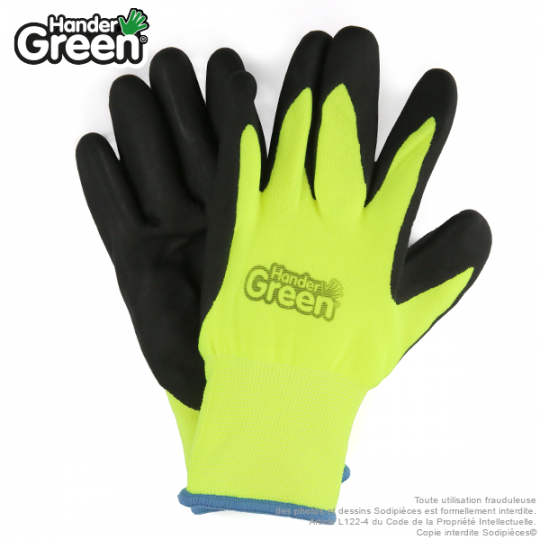 1 poussoir à neige aluminium + 1 paire de gants Confort Froid HanderGreen OFFERTE