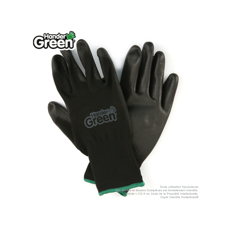 1 bidon 10L avec bec verseur + 1 paire de gants Multi-services HanderGreen OFFERTE