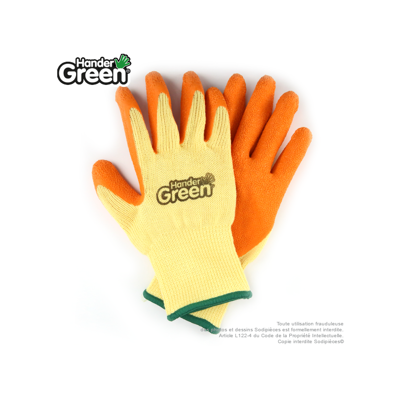 1 bidon huile chaîne Drip72 - ISO 150, 20 litres + 1 paire de gants Travaux Délicat HanderGreen OFFERTE