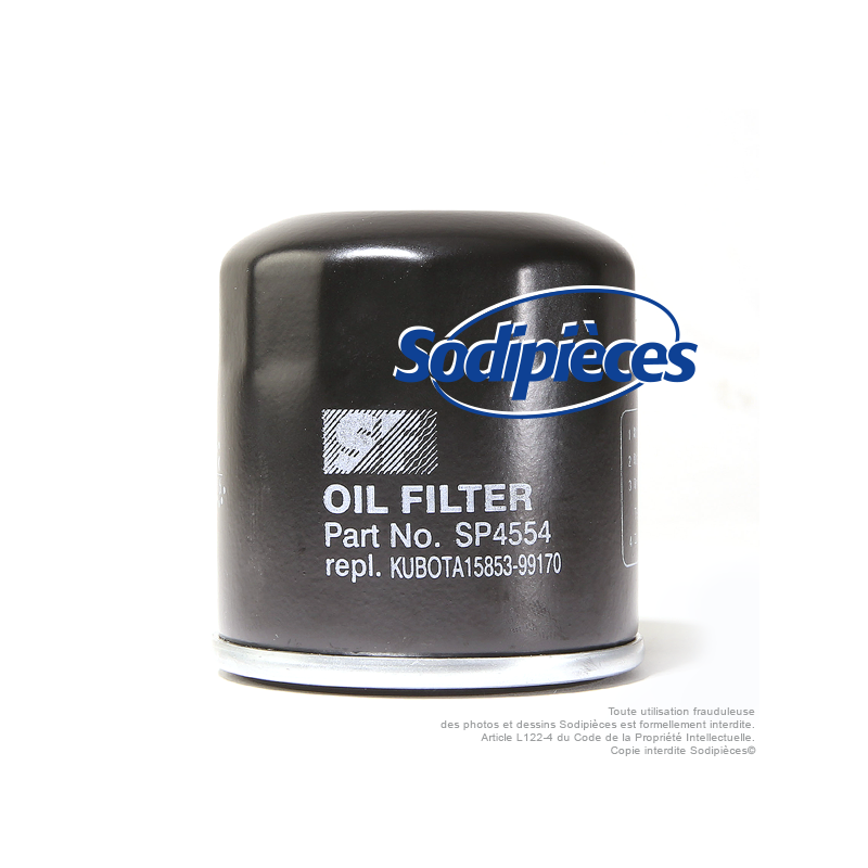 Filtre à huile pour Kubota 15841-3243-015853-9917-0