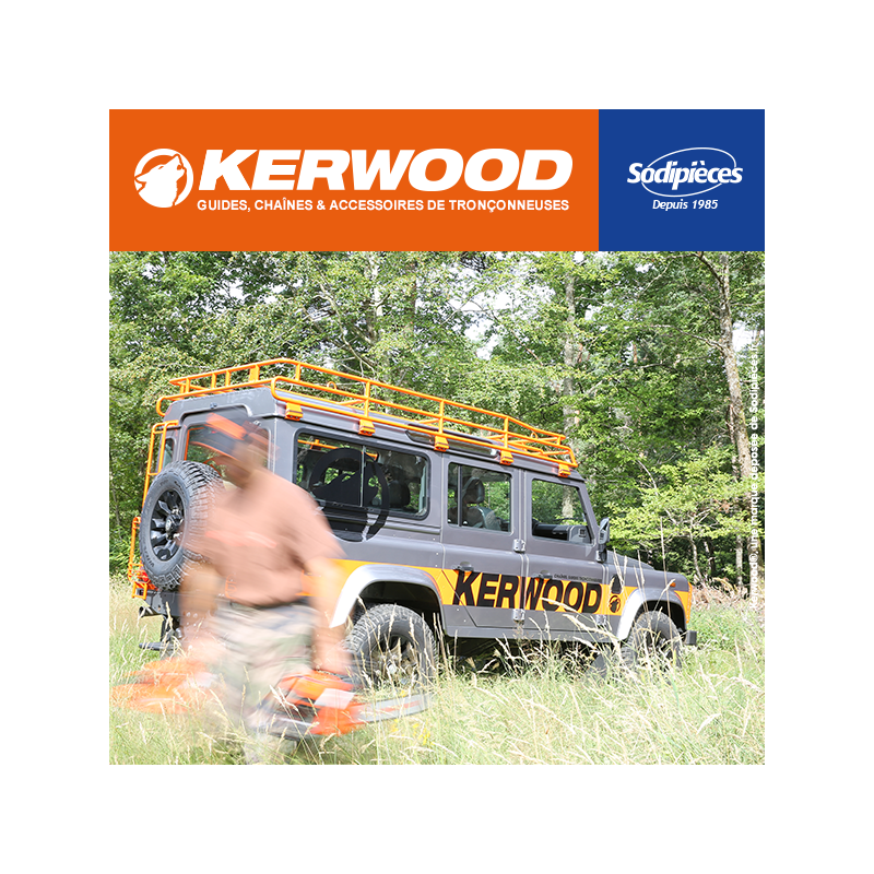 Guide tronçonneuse Kerwood. 25 cm. 3/8". 1,3 mm. 10B2KCWA