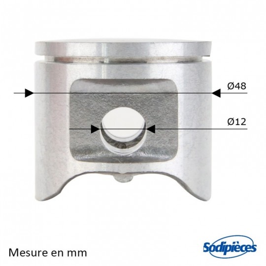 Cylindre piston tronçonneuse Husqvarna 365. Ø 48 mm. 503691072