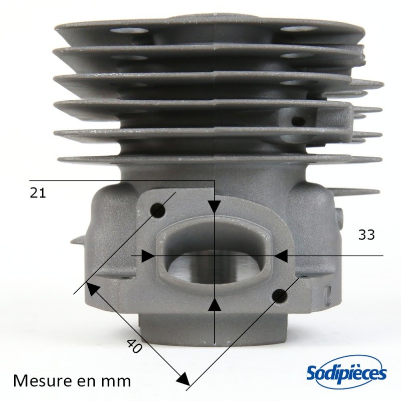 Cylindre piston tronçonneuse Husqvarna 365. Ø 48 mm. 503691072