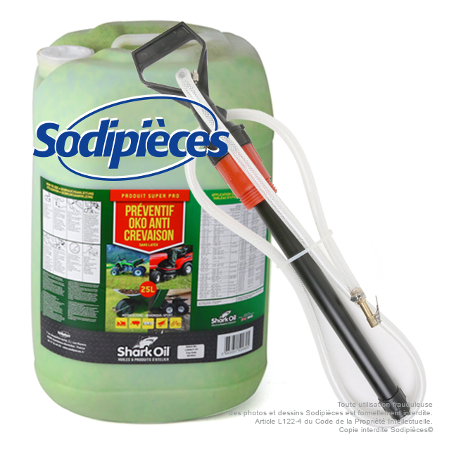 Préventif anti crevaison Shark Oil - OKO 25L avec pompe