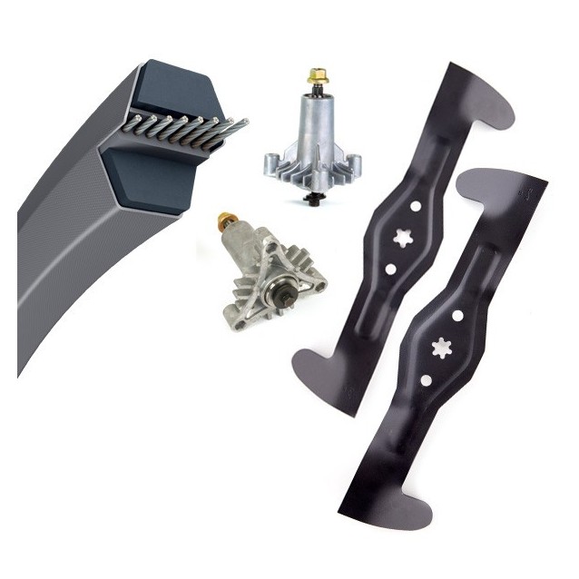 Kit pour AYP/Husqvarna 92 cm. Courroie+ 2 paliers+ 2 lames