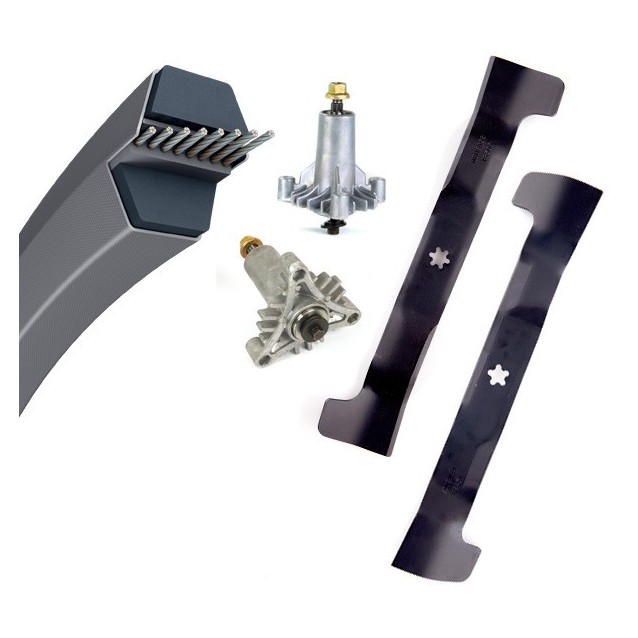 Kit pour AYP 97 cm. Courroie+ 2 paliers+ 2 lames