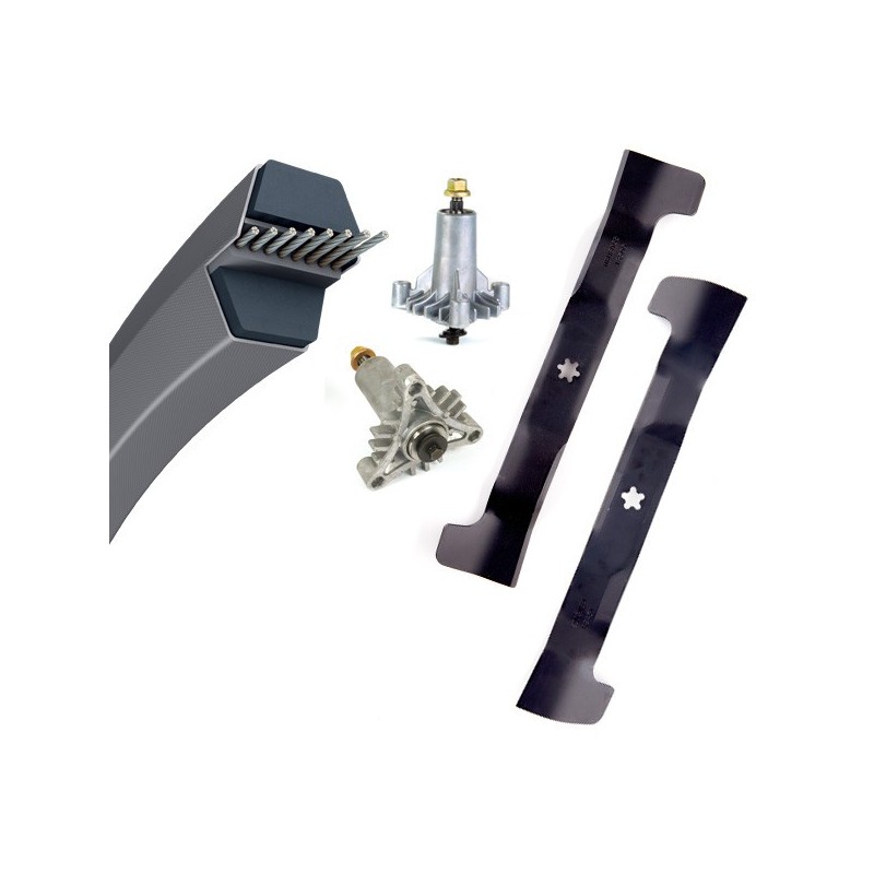 Kit pour AYP 97 cm. Courroie+ 2 paliers+ 2 lames