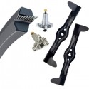 Kit pour AYP 107 cm. Courroie+ 2 paliers+ 2 lames