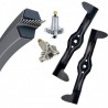 Kit pour AYP 107 cm. Courroie+ 2 paliers+ 2 lames