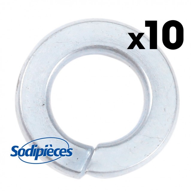 Rondelle frein Ø 10 mm. Par 10