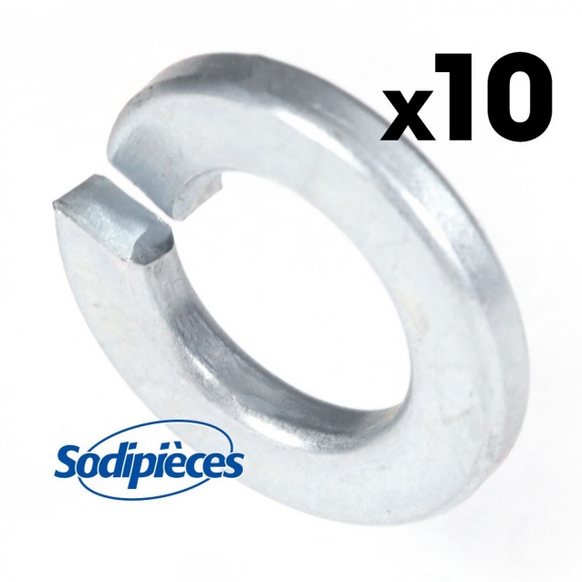 Rondelle frein Ø 10 mm. Par 10